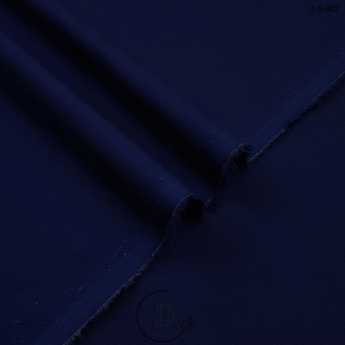 Premium Dark Navy Self Texture Kameez Shalwar Fabric