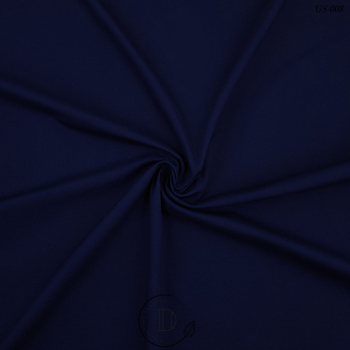 Premium Dark Navy Self Texture Kameez Shalwar Fabric