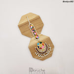 Gold Plated Meena & Pearl Bindiya