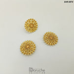 Gold Plated Pearl & Zircon Earrings & Ring