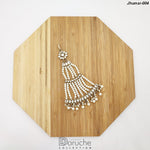 Antique Kundan & Pearl Jhumar