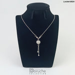 Silver Plated Zircon Stone Locket