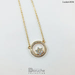 Gold Plated Cubic Zircon Stones Locket