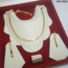 Premium Quality Gold Plated Zircon Stone Necklace Set