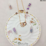 Gold Plated Multi Zircon Stones Set