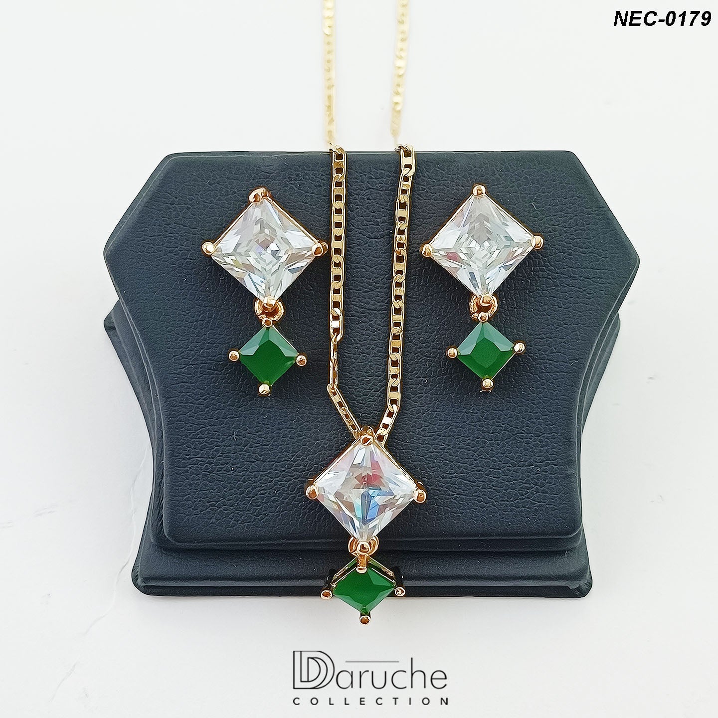 Jarkan stone store necklace set