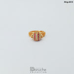 Gold Plated Zircon Stone Ring