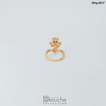 Gold Plated Zircon Cubic Ring