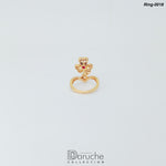 Gold Plated Cubic Zircon Ring
