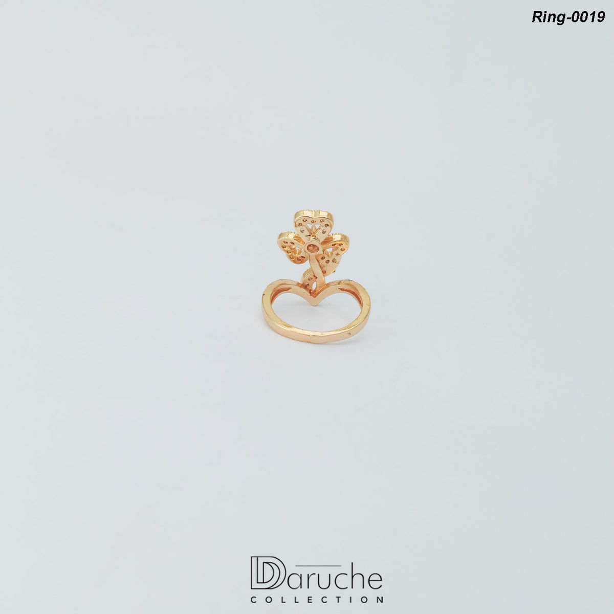 Gold Plated Cubic Zircon Ring
