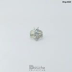 Silver Plated Zircon Stone Ring