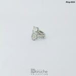 Silver Plated Zircon Stone Ring