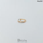 Gold Plated Cubic Zircon Stone Ring
