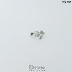 Silver Plated Cubic Zircon Stone Ring