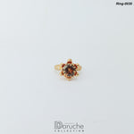 Gold Plated Cubic Zircon Stone Ring