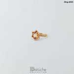 Gold Plated Cubic Zircon Stone Ring