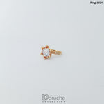 Gold Plated Cubic Zircon Stone Ring