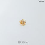 Flower Zircon Stone Ring