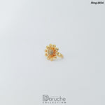 Gold Plated Cubic Zircon Stone Ring