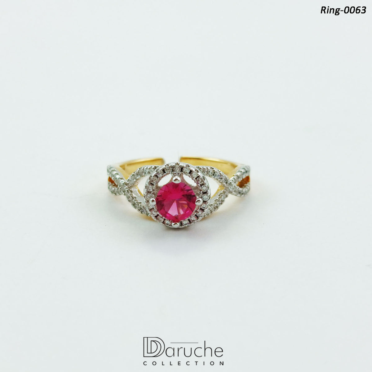 Shocking Pink AD Adjustable Ring