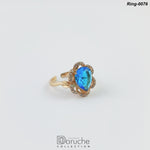 Shocking Blue AD Adjustable Ring