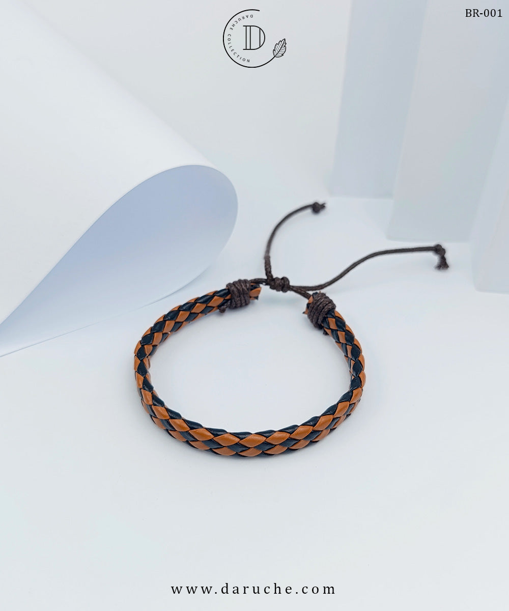 Dual-Tone Braided Bracelet