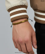Urban Edge Golden Bracelet
