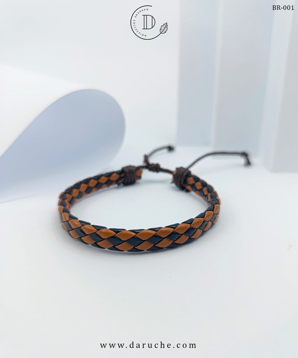 Dual-Tone Braided Bracelet