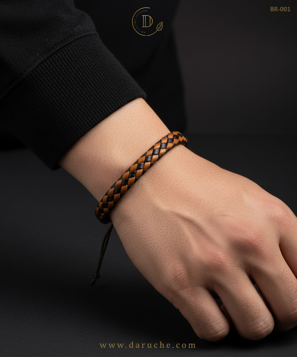 Dual-Tone Braided Bracelet