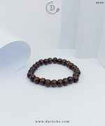 Minimal Wooden Bead Bracelet