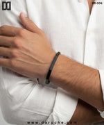 Matte Black Noir Cuff Bangle
