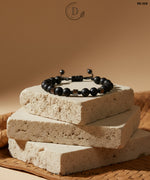 Midnight Onyx Cube Bracelet