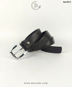 Original Leather Black Textured Belt