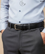Premium Black Textured Belt