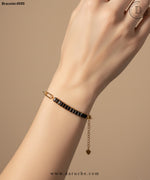 Luxury Black Stone Chain Bracelet