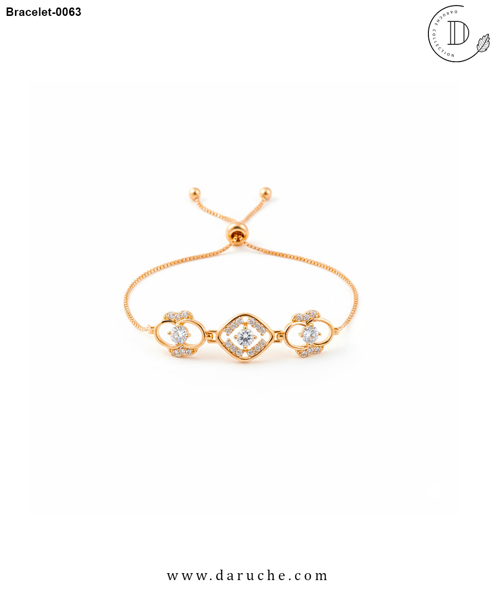 Blossom Golden Zircon Stone Bracelet