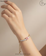 Luxury Pink Zircon Bracelet