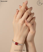 Luxury Ruby Zircon Bracelet
