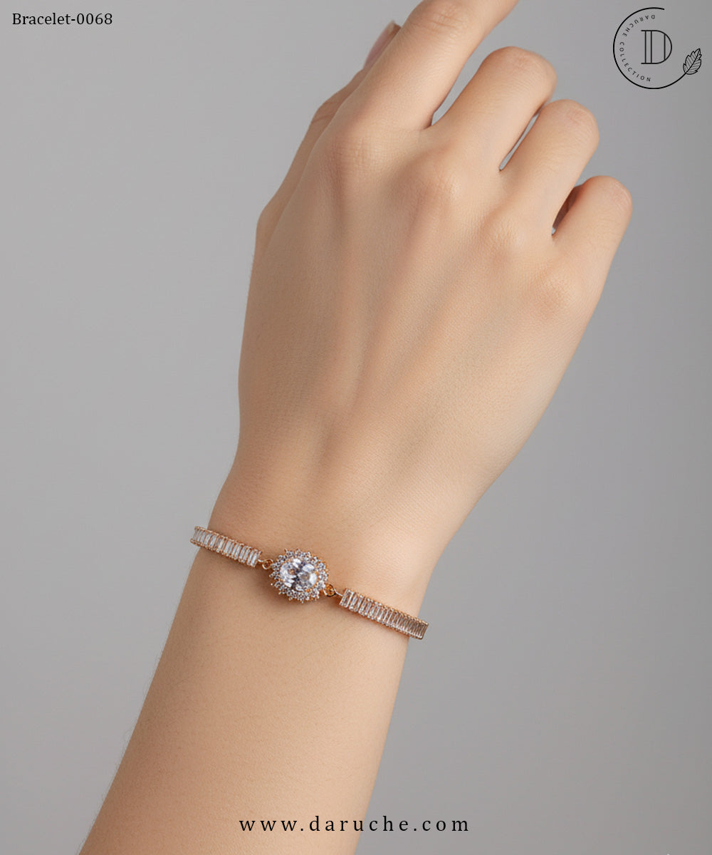 Diamond Cut Zircon Bracelet