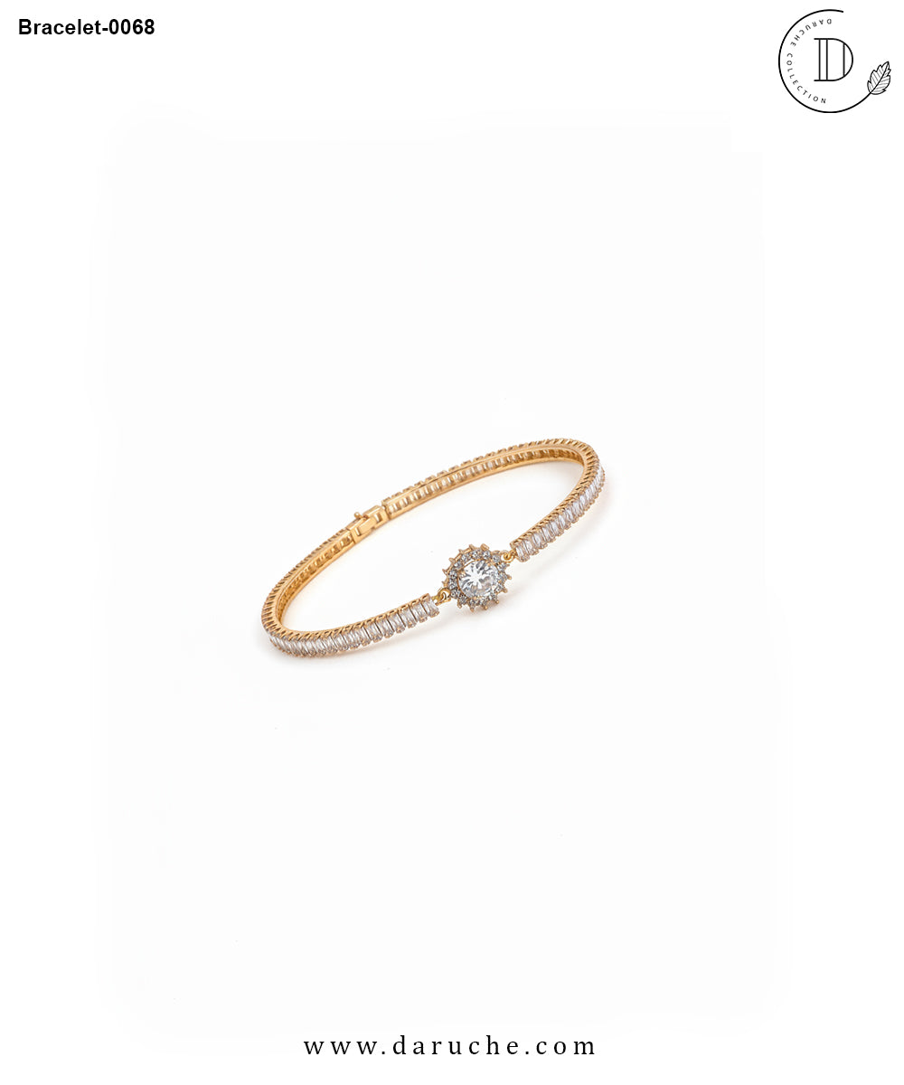 Diamond Cut Zircon Bracelet