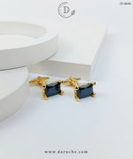 Stunning Black Zircon Cufflinks