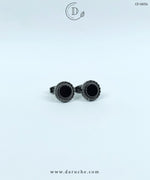 Gun Metallic Textured Cufflinks