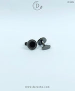 Gun Metallic Textured Cufflinks