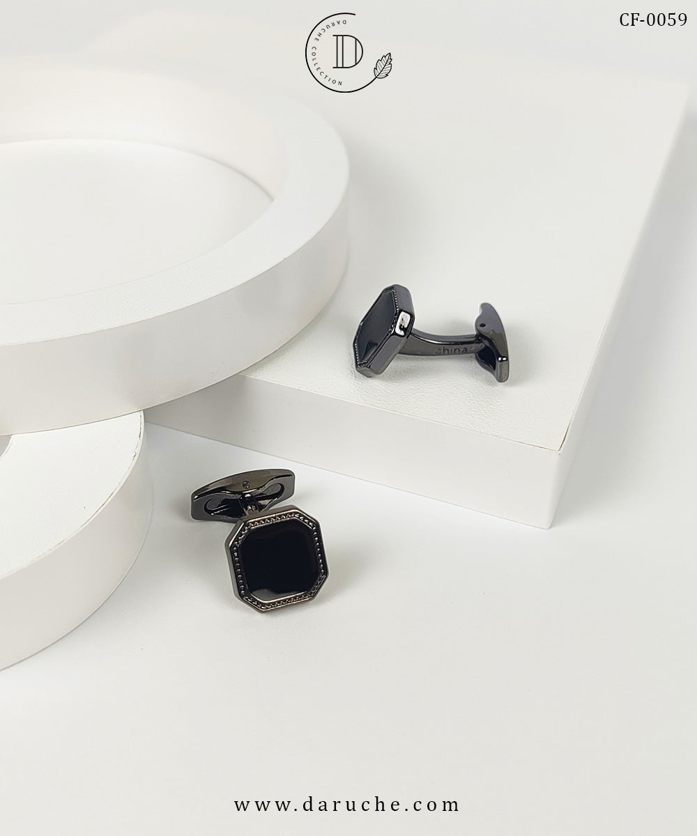 Classic Black Cufflinks