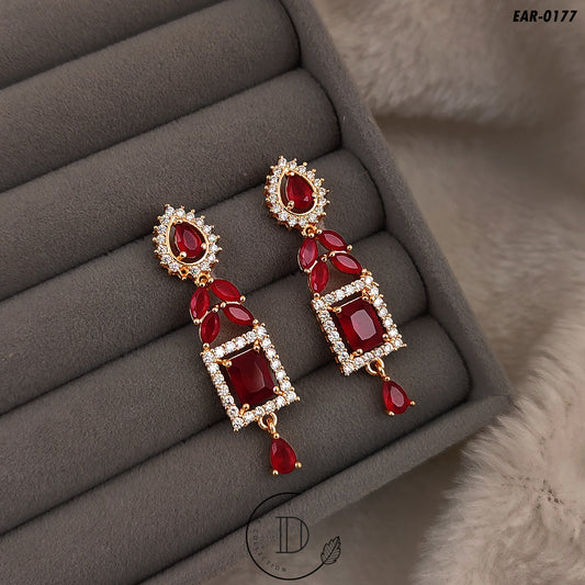 Elegant American Diamond Earrings