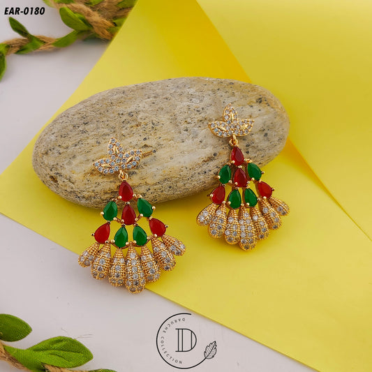 Beautiful Multi Peacock Earrings