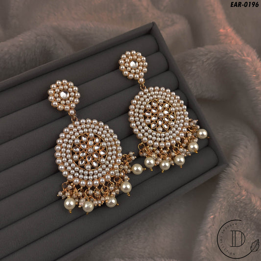 Gold Plated Pearl Earrings