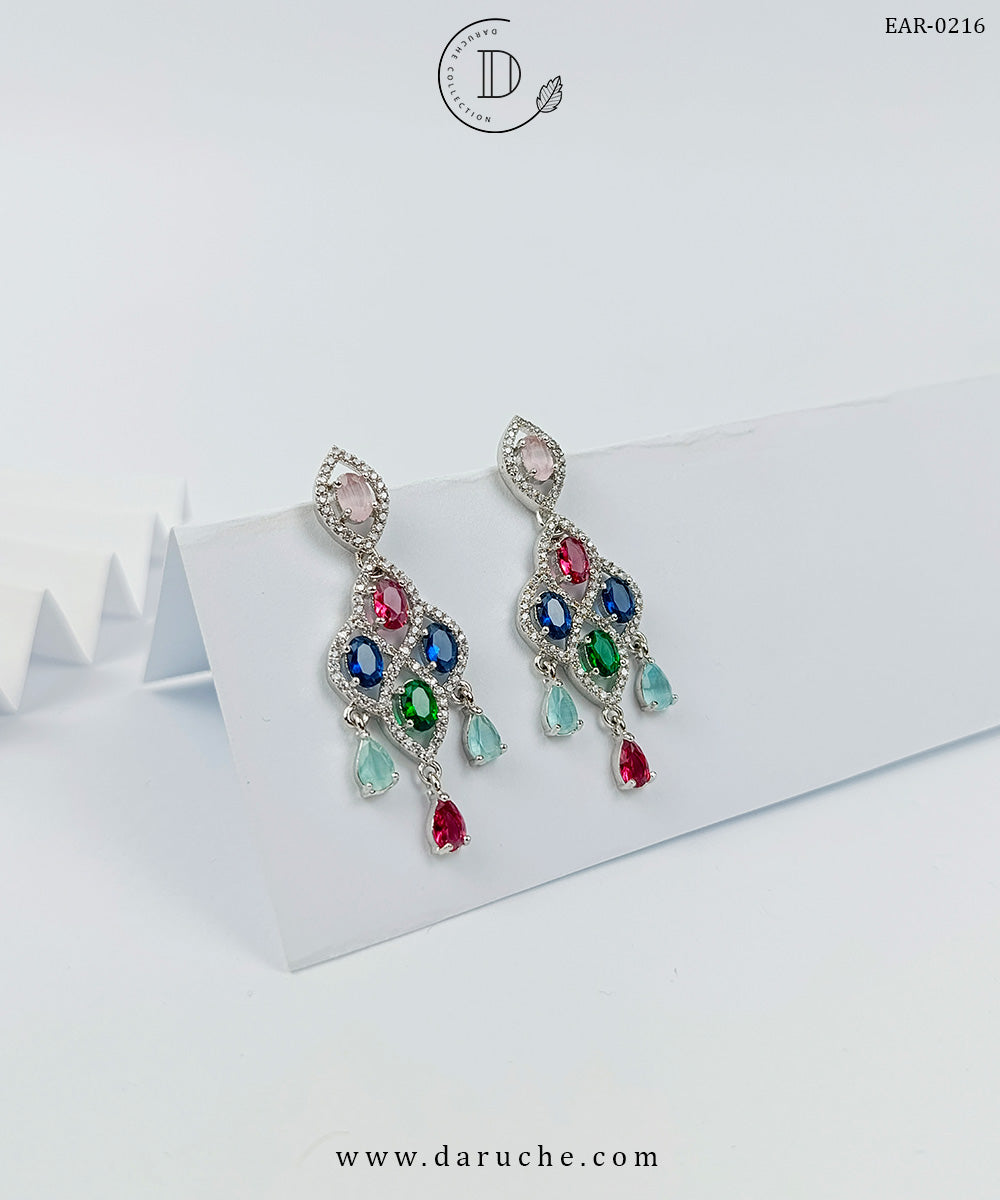 Multi Hoop Silver Earrings