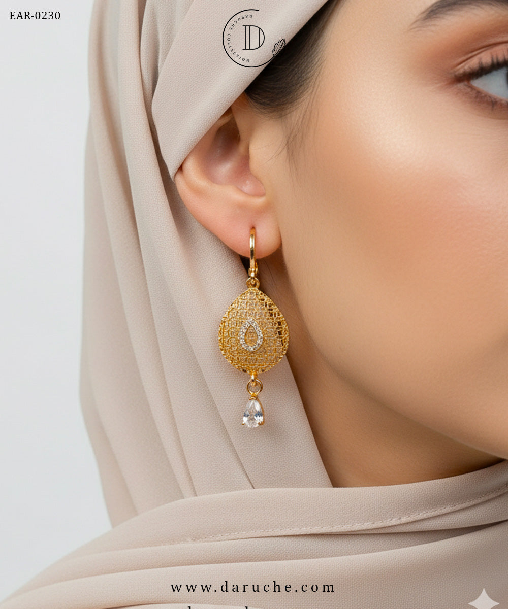 Classic Zircon Earrings