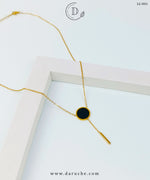 Black Onyx Style Minimal Pendant